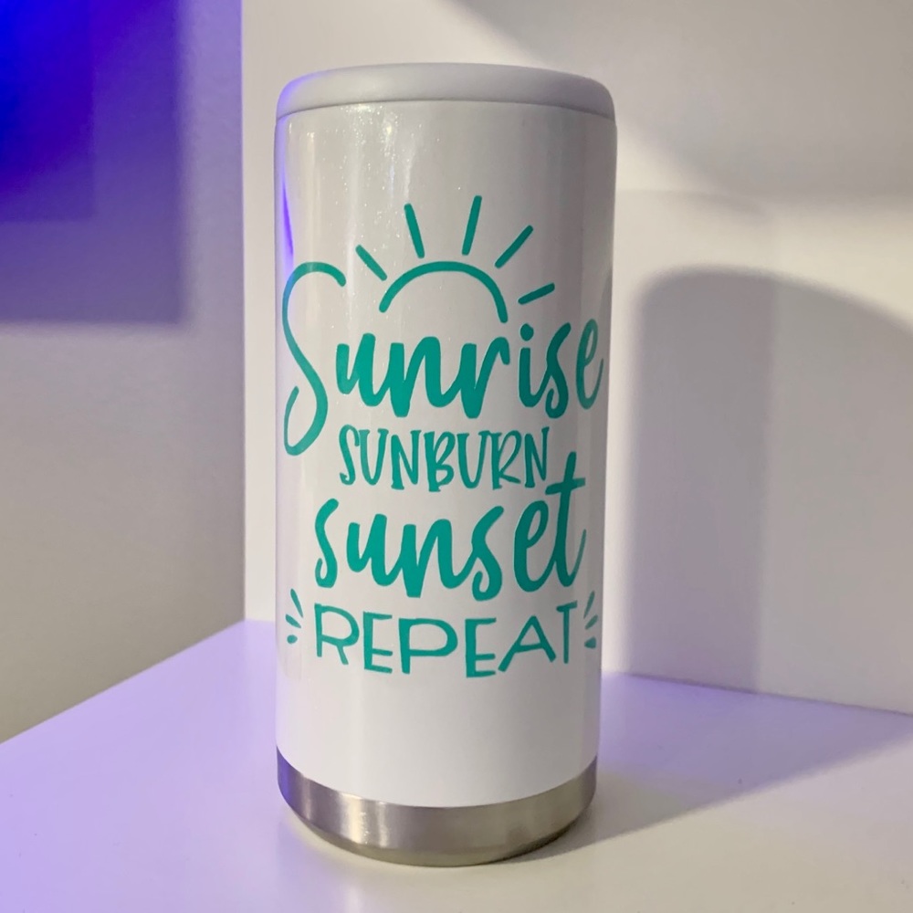 White Claw Slim Can Koozies with quote!